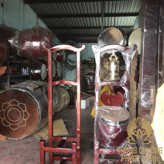 Trống công phu 3 chân 