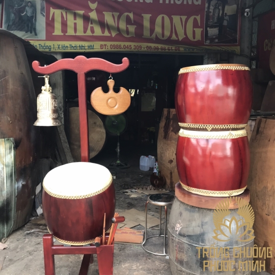 Trống công phu 3 chân 