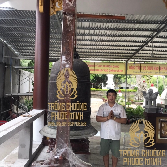 Đại Hồng chung 700kg chùa Khuông Việt